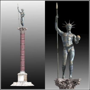 Computerreconstructie van de Zuil van Constantijn